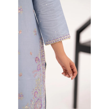 UA-216 Embroidered Cambric Cotton Collection by Umnaa | Ready to Wear Pakistani Asian clothes
