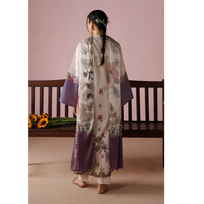 UE-02 "Printed Essential" by Esra Fashion Summer Printed Lawn 3 Piece Collection | Pakistani Asian Clothes