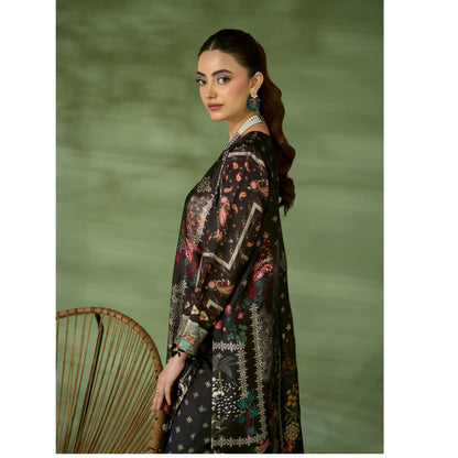 UAL-05 Printed Silk Kaftan Style Co-Ord Set Loose fit Casual Wear | Ethnic wear | ALLY'S