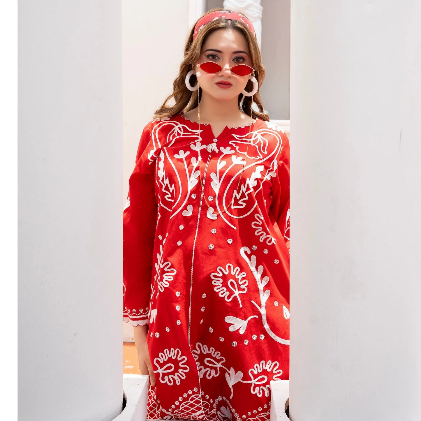UA-243 Embroidered Lawn Summer Lawn Co-Ords Set by Umnaa