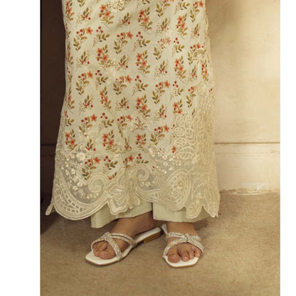 UGL-01 Printed Lawn Kaftan 2 Piece Set by Guzel