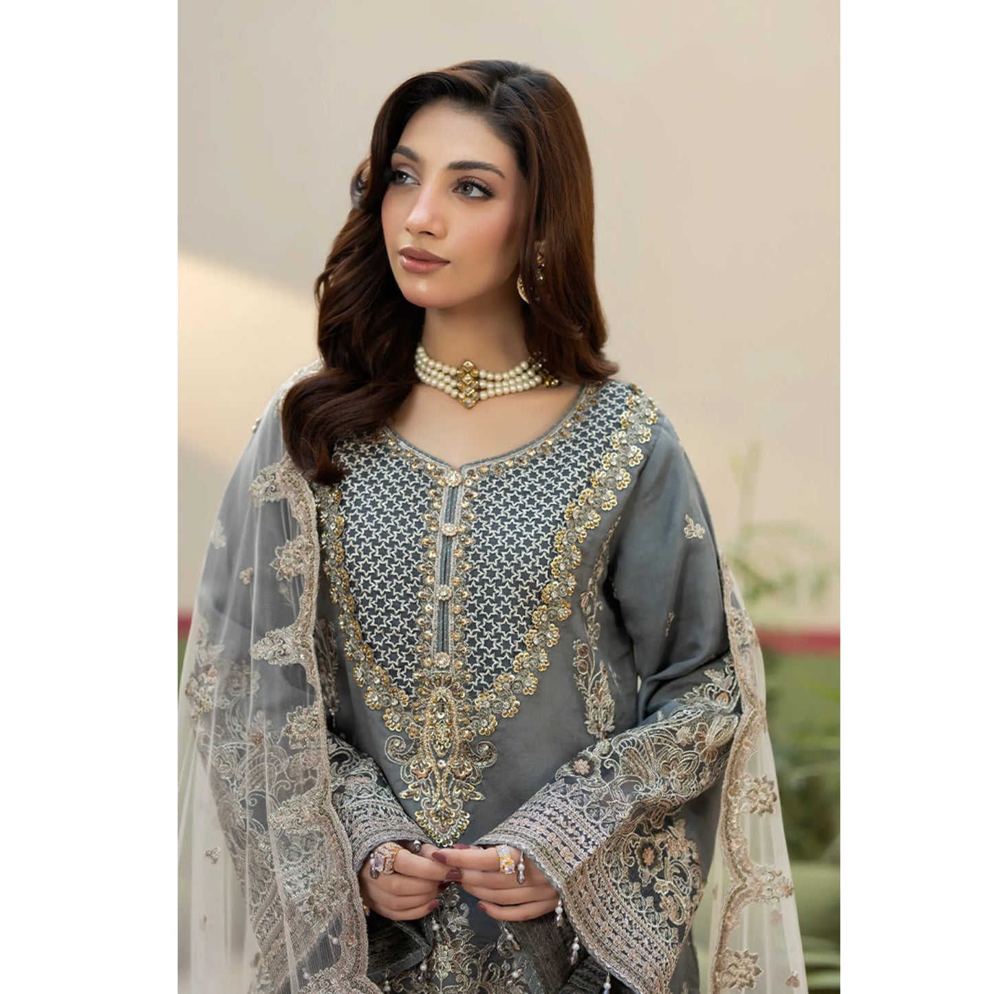 UA-271 Imrozia Inspired Luxury Organza Collection | Umnaa