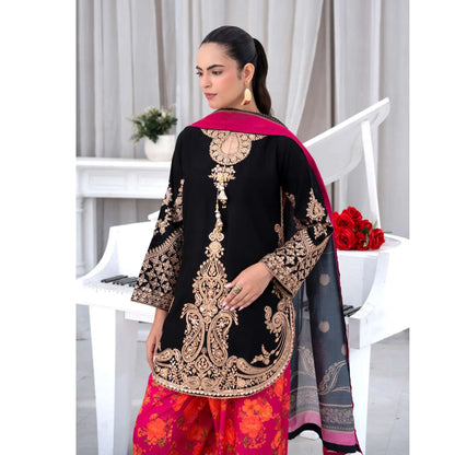 UTT-25 " Ethnic" Cambric Cotton 3 Pc Collection | Traditional Thread