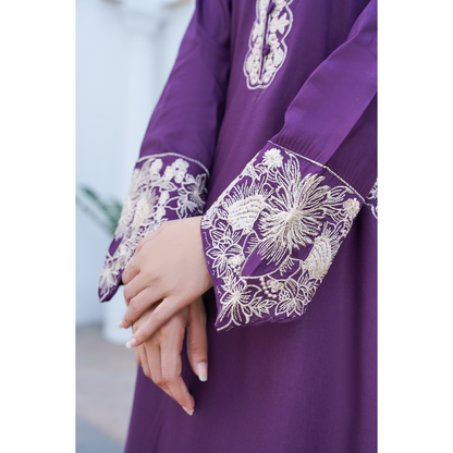 U-71 Embroidered Linen with Pockets 2 Pc Co Ord Set Dress | Ready to wear | UMNAA