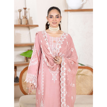 UMRZ-52 "Edenrobe LUX " Embroidered Linen Collection By Rangz