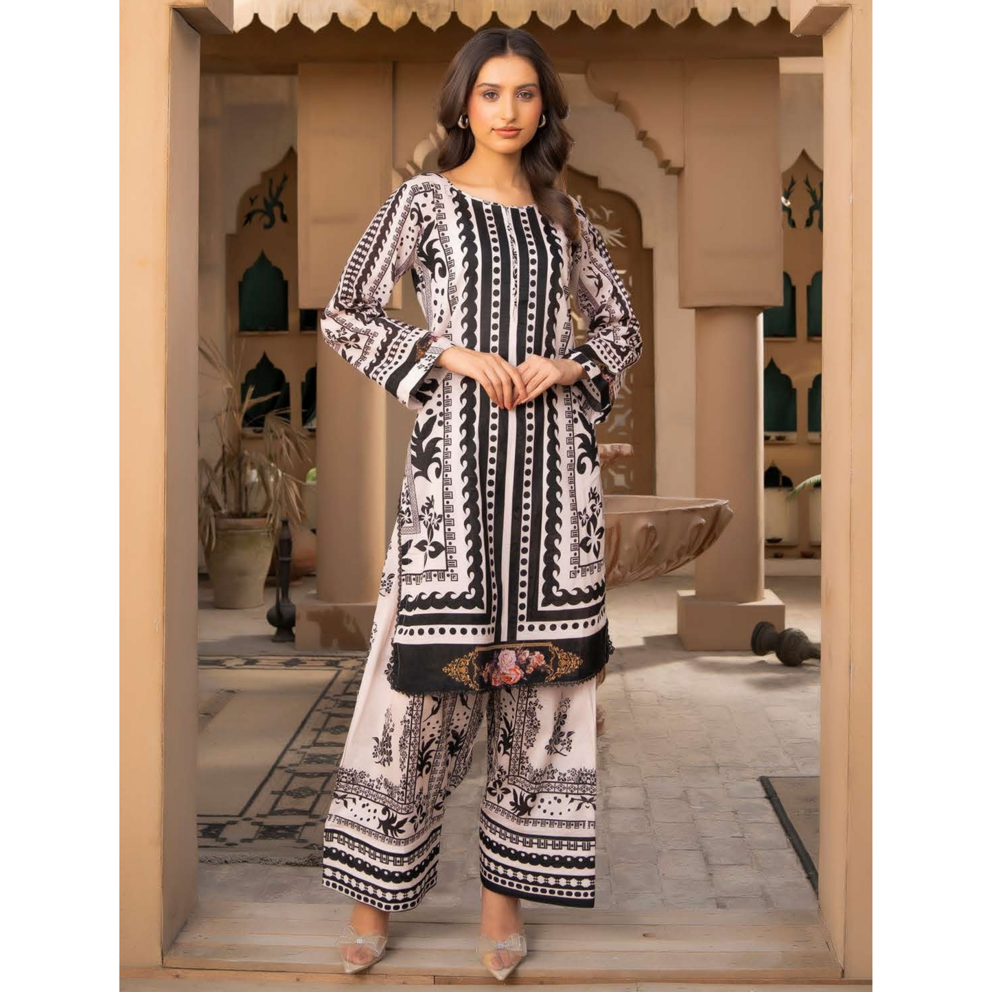 UMRZ-45 2 Pc Printed Cotton Co-Ord set |Ready to Wear| Rangz