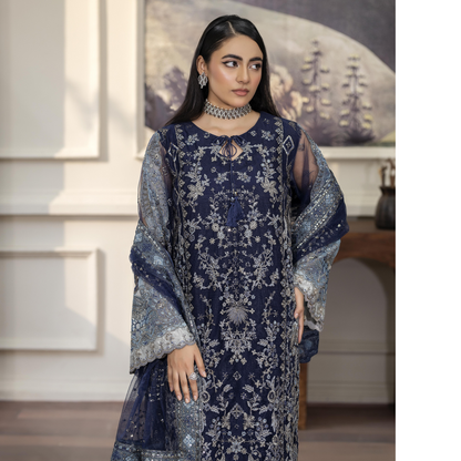 UTT-08 Luxury Festive Net Collection | Ready to Wear | Traditional Thread