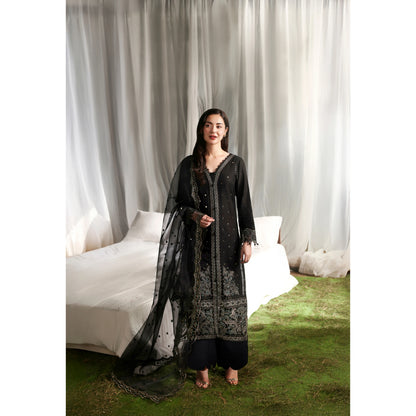 UMS-55 Janan Mother Daughter Chikenkari Jacquard Eid Edit by Simrans | Ready to Wear Asian Pakistani clothes