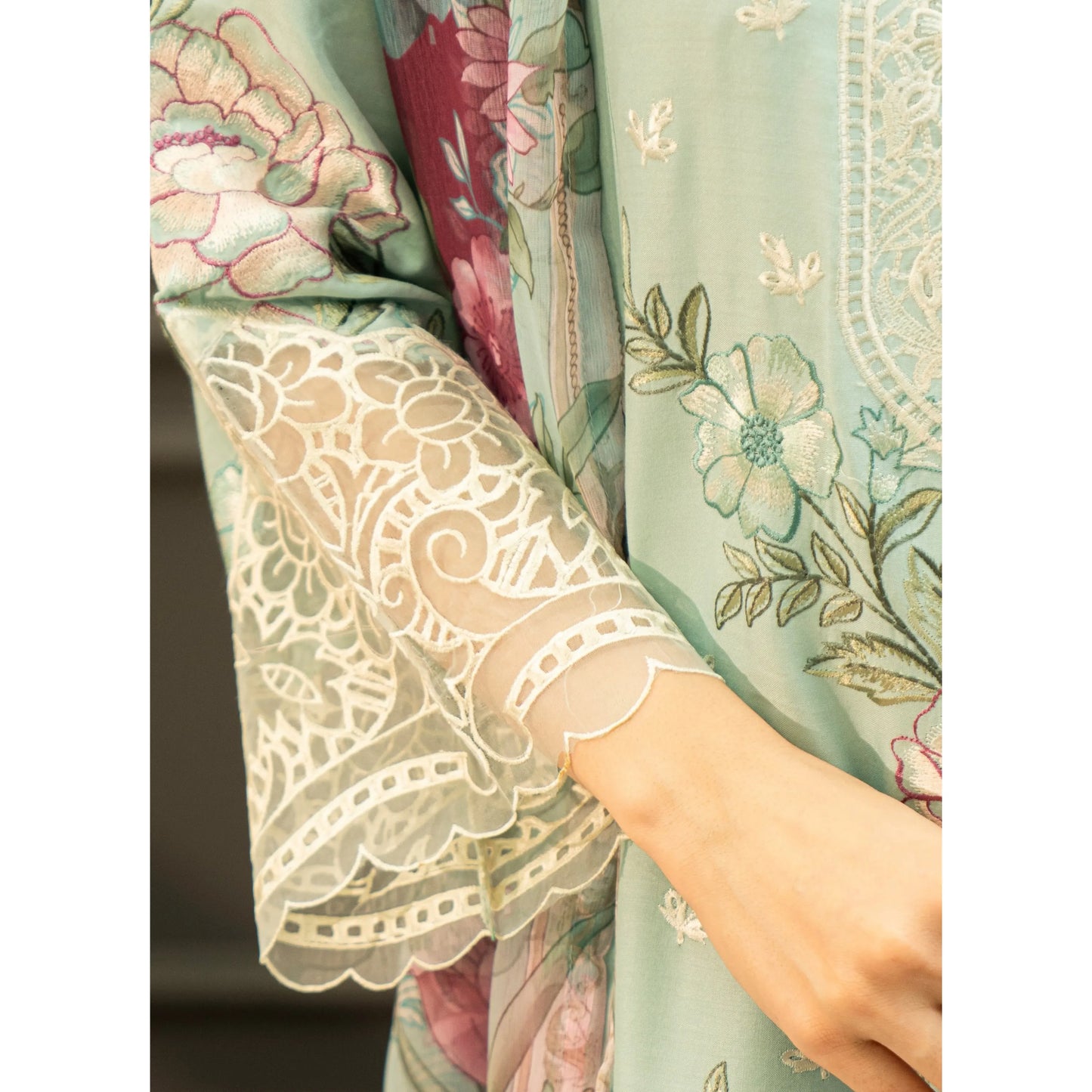 UMRZ-58 Embroidered Linen Collection 3 Pc By Rangz Asian clothes Ready to Wear