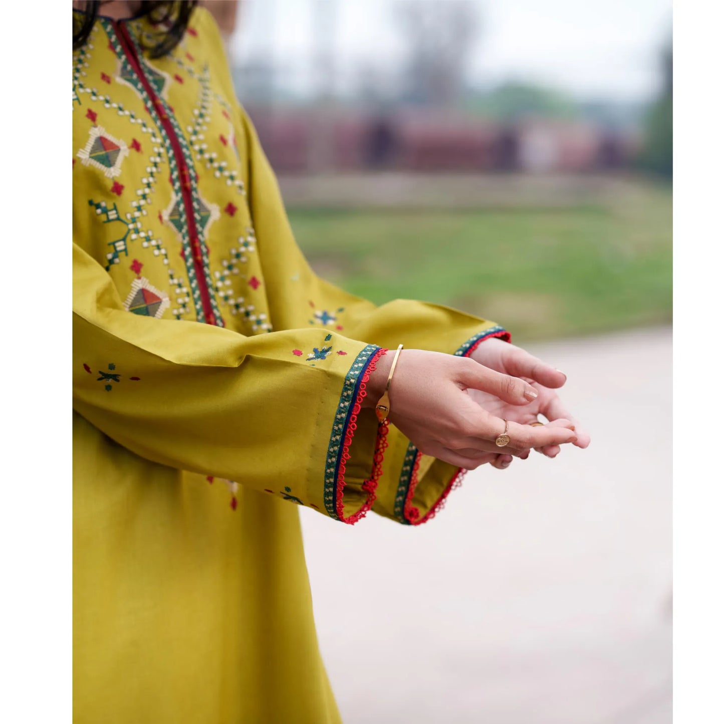 UCA-39 SafarNama Summer Embroidered Cotton Dress with Printed Silk Dupatta | Women’s Wear Pakistani Designer Outfit by Casuallite