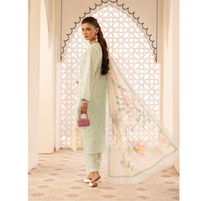 UMS-63 "Limelight" by Simrans Embroidered Printed Pure Lawn 3 Pc Collection Ready to Wear Pakistani Asian clothes
