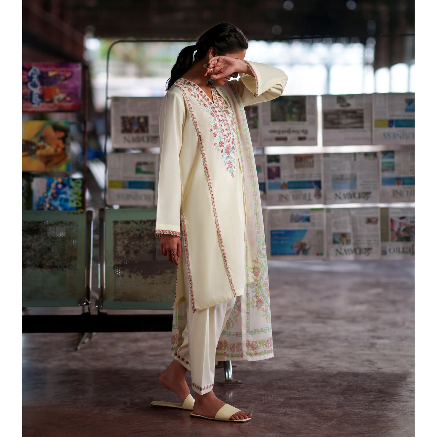 UCA-40 Summer Travels Embroidered Cotton Collection by Casuallite | Ready to Wear Pakistani Asian clothes