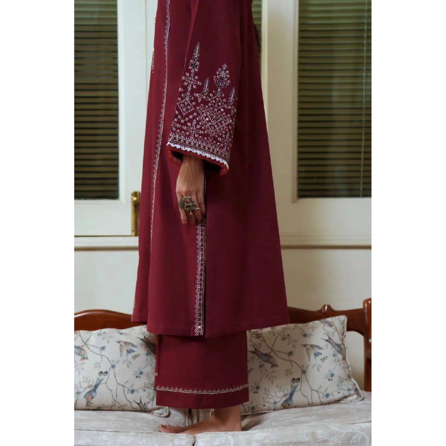 UCA-47 "Sakoon" Embroidered Cambric 3 Pc Collection | Casuallite