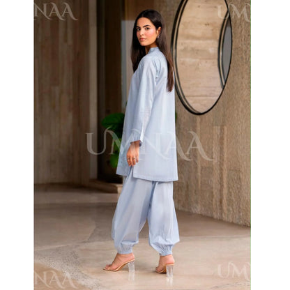 UA-277 Embroidered Trendy Cotton Co-Ord Set | Umnaa
