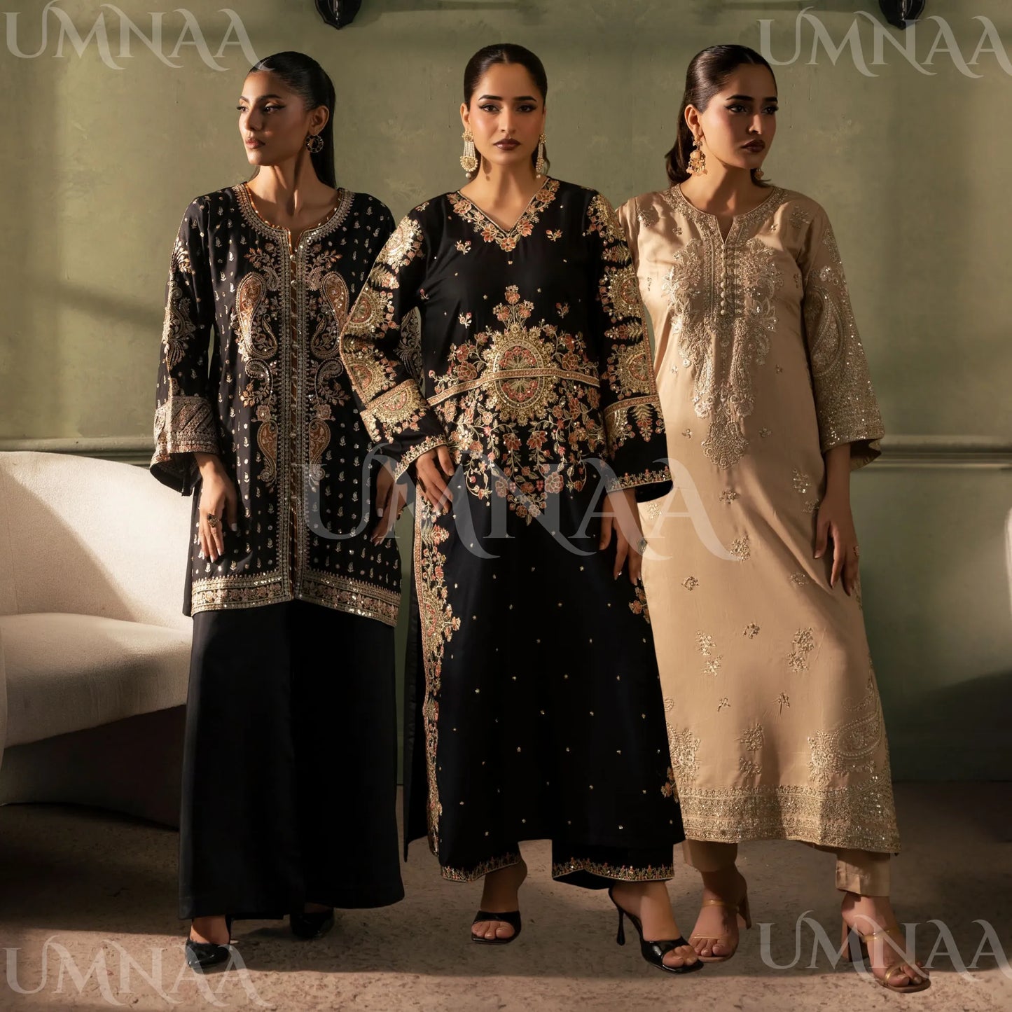 UTT-24 "Ethnic Essence" Luxury Viscose 2 Pc Collection | Traditional Thread