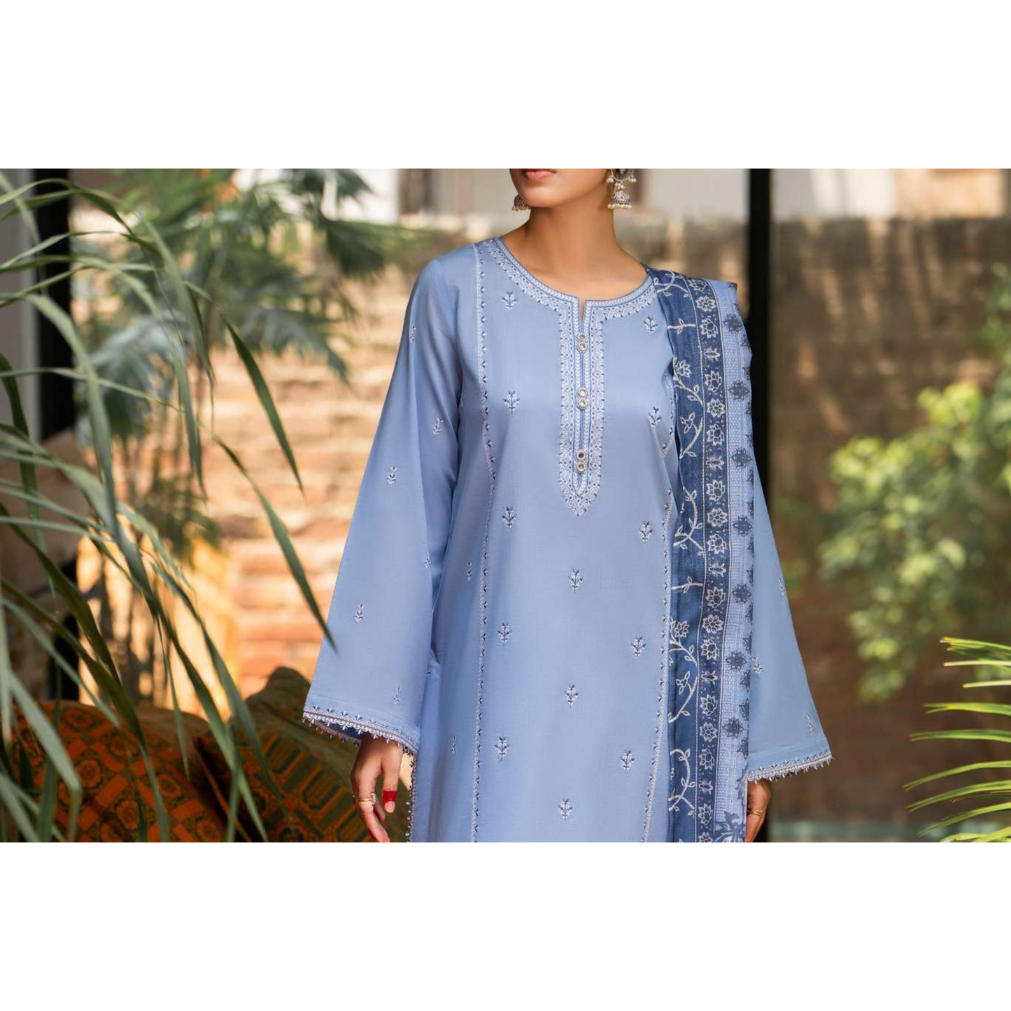 UCA-20 Luxury Cambric Cotton Farshi Shalwar Collection | Ready to Wear | Casuallite