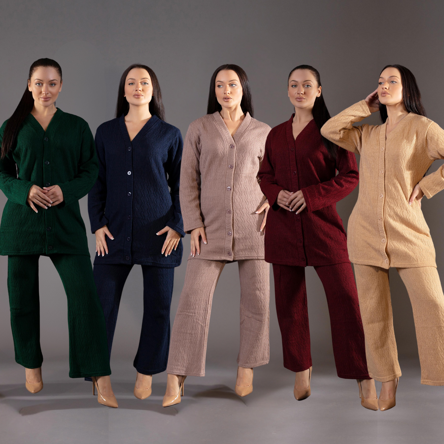 Winter acrylic Wool 2 Piece Co-Ord Sets | Modest Clothing | Simrans