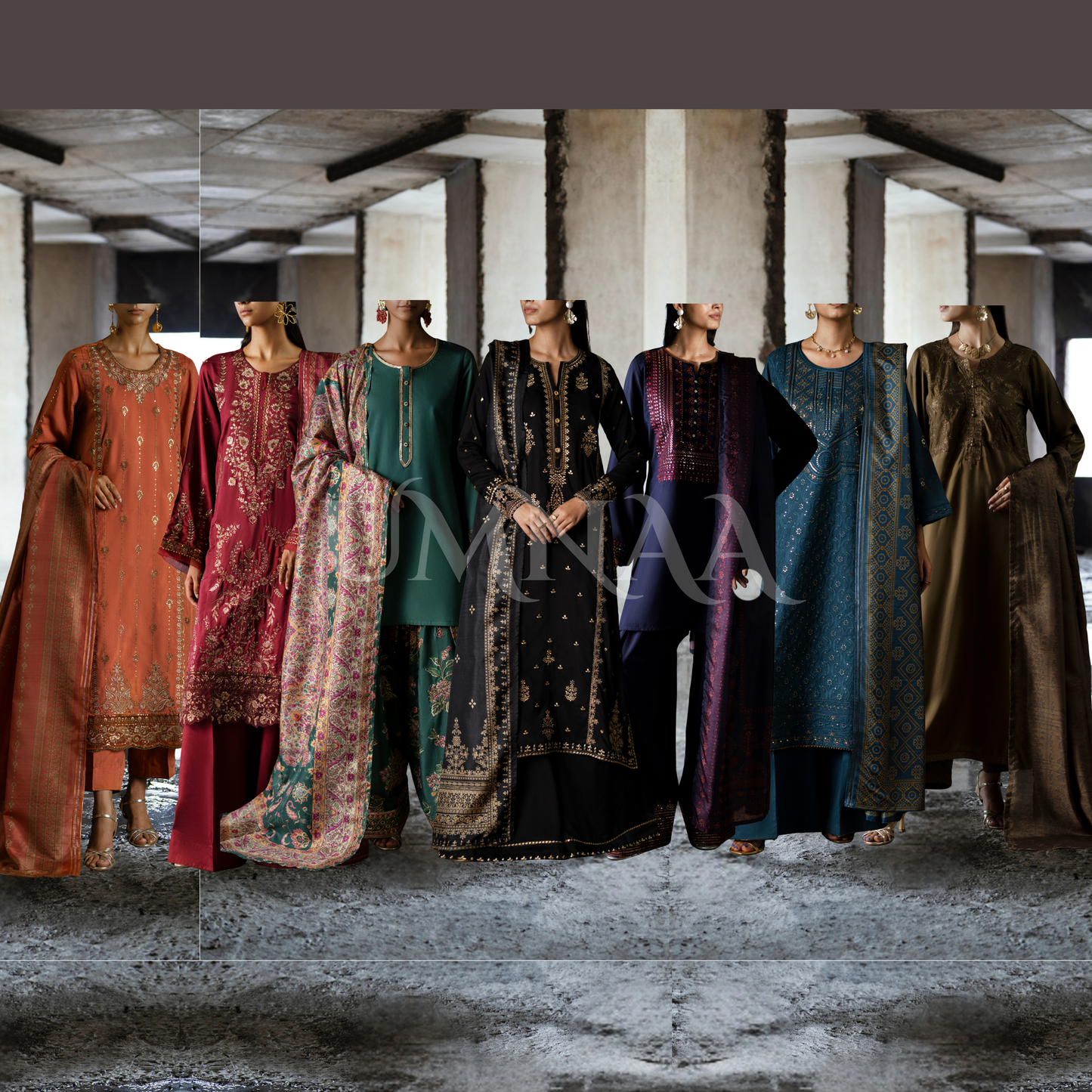 UCA-28 "Sham" Embroidered Silk Viscose Ready to Wear Collection by Casuallite