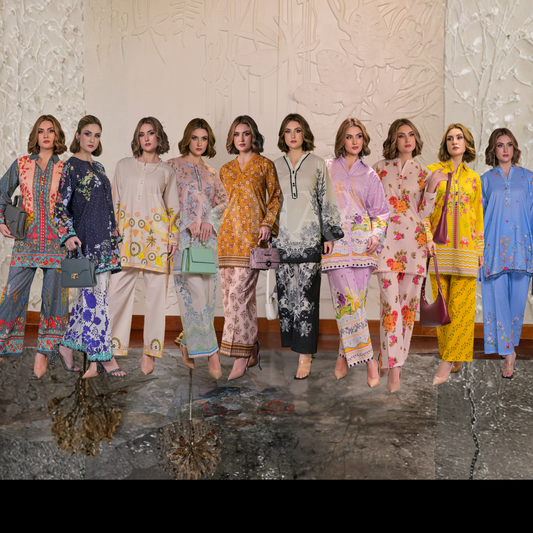 USN-17 Printed Cambric Cotton Co-Ords Set by Saphron