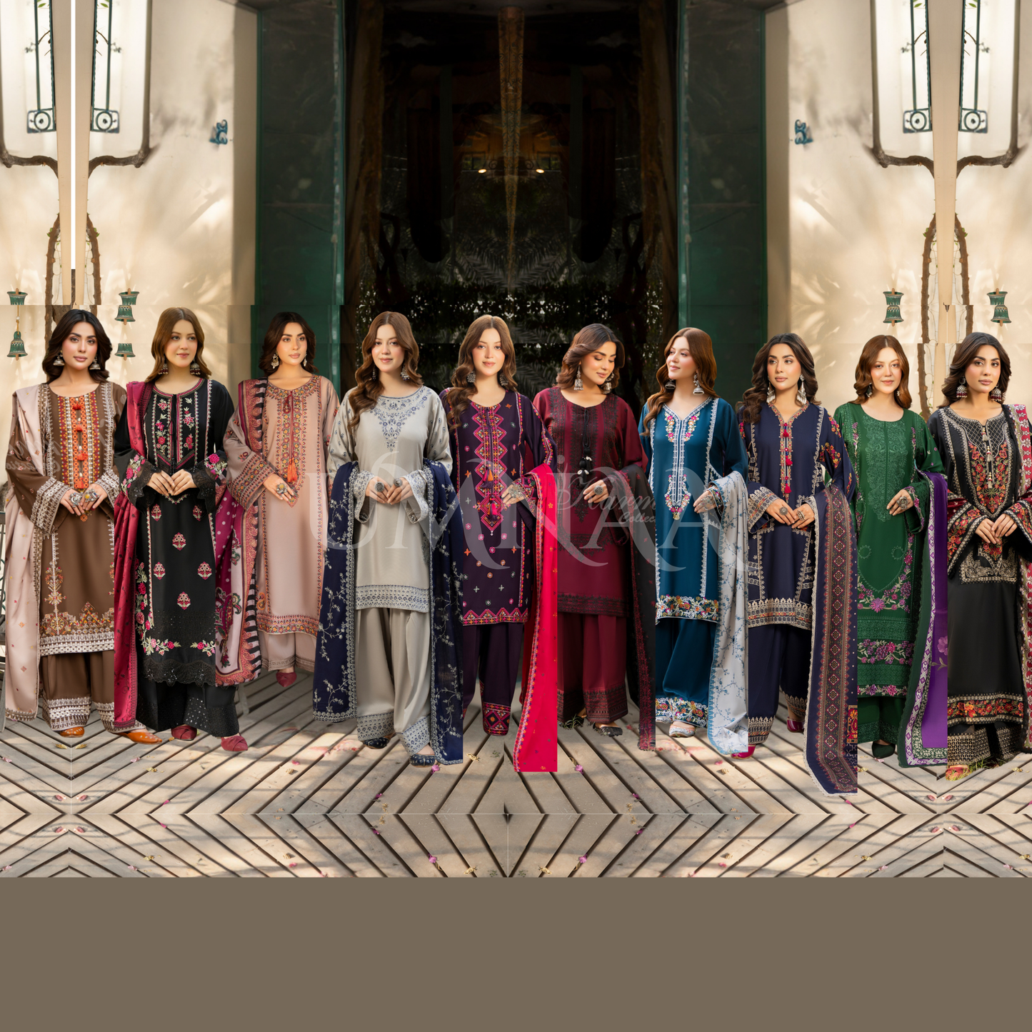 "Nigar" Kotrai Edition Luxury Embroidered 3 Piece by Karma Collection