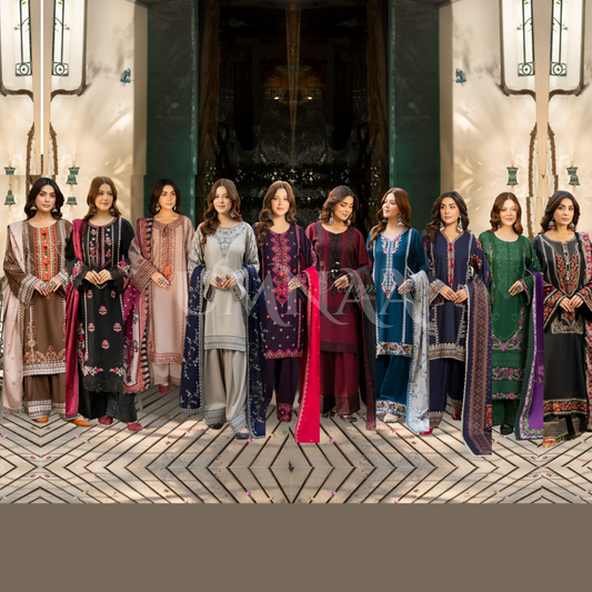 "Nigar" Kotrai Edition Luxury Embroidered 3 Piece by Karma Collection