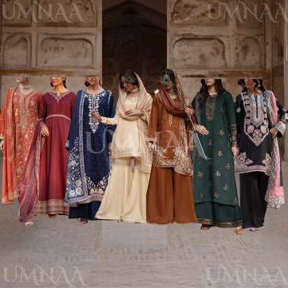 UCA-35 Darbar Festive Drop Embroidered Collection by Casuallite
