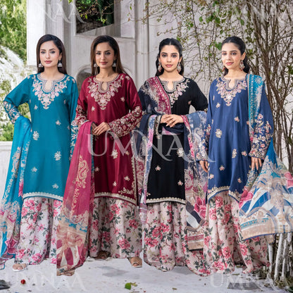 UMRZ-57 "Ethnic Eid Festive" Linen Collection by Rangz