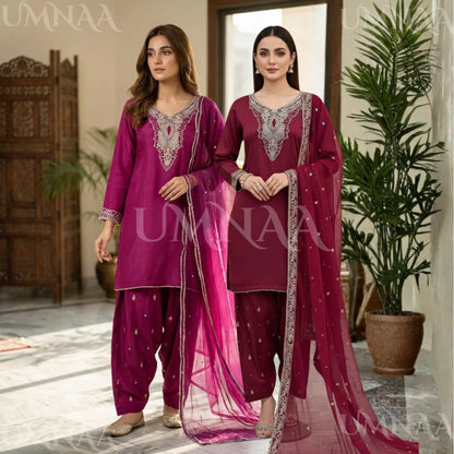 UA-176 Embroidered Viscose Festive Collection by Umnaa