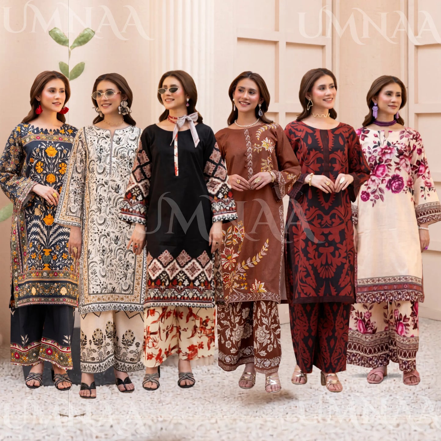 UMRZ-59 Printed Lawn Co-Ords set Collection by Rangz | Ready to Wear Pakistani Asian clothes
