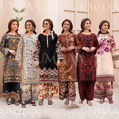 UMRZ-59 Printed Lawn Co-Ords set Collection by Rangz | Ready to Wear Pakistani Asian clothes