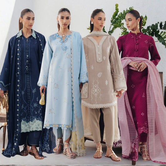 UQR-01 Qalamkar Basic Pret 26" Summer Collection | Ready to Wear Asian clothes