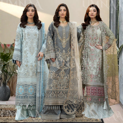UA-271 Imrozia Inspired Luxury Organza Collection | Umnaa