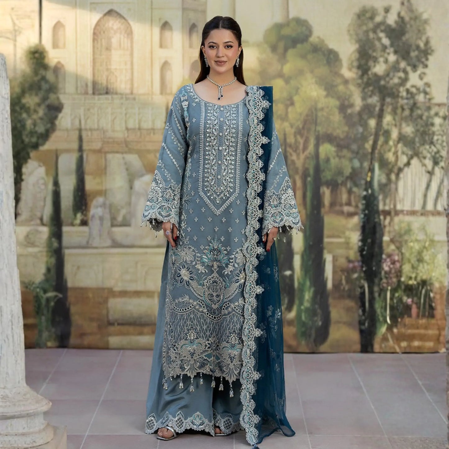 UA-291 Imrozia Inspired Organza Collection | Umnaa