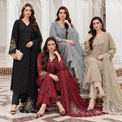 UA-299 Luxury Chiffom Collection 3 Pc | Umnaa