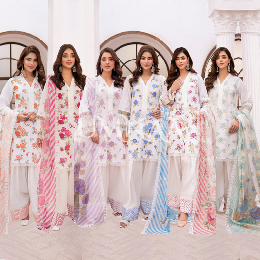 KC-1474 Luxury Trendy Farshi Shalwar Embroidered Collection | Ready to Wear |  Karma Collection