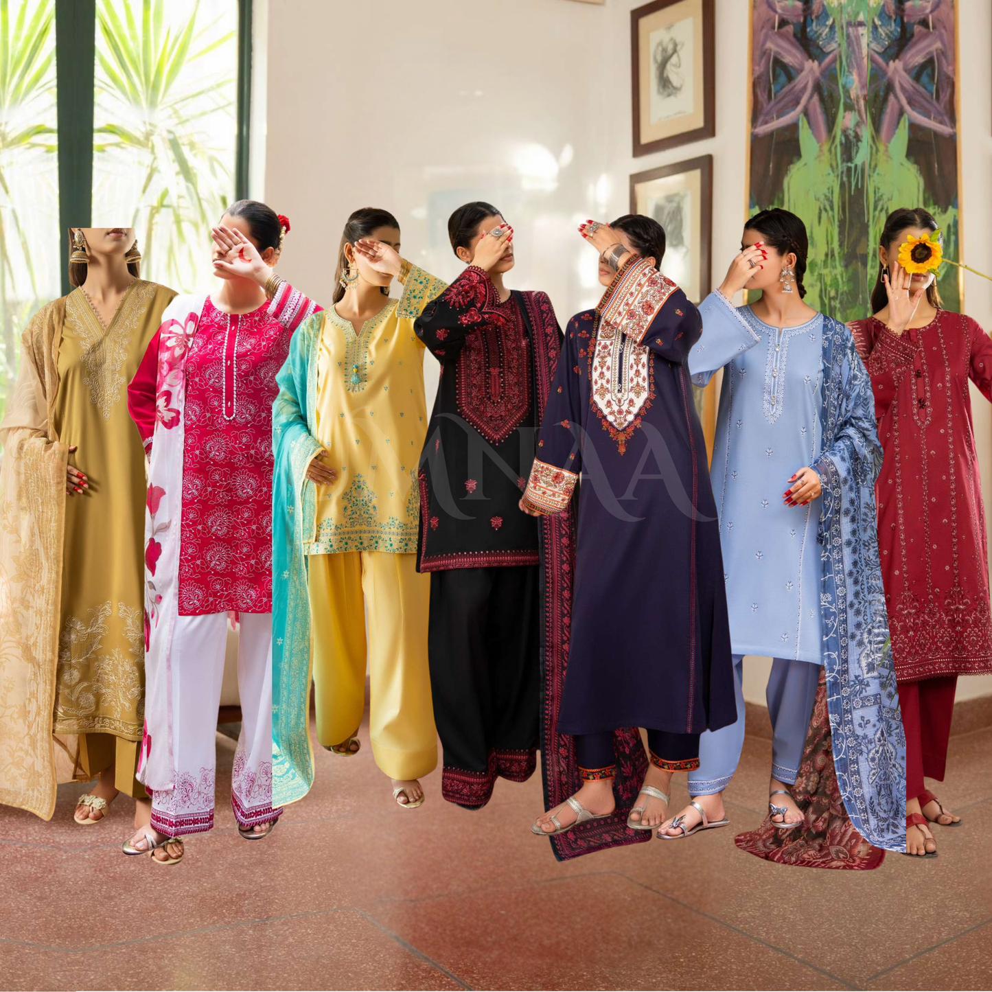 UCA-20 Luxury Cambric Cotton Farshi Shalwar Collection | Ready to Wear | Casuallite