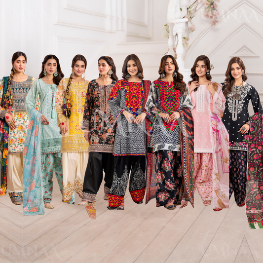 3 Pc Luxury Embroidered trendy Farshi Shalwar Collection | Eid Wear | karma collection