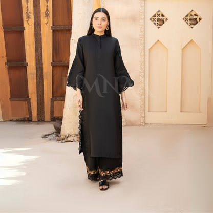 UA-58 Embroidered Viscose Linen 2 Pc Pakistani Co Ord Set Dress | UMNAA