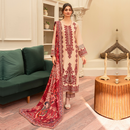 3 Pc Ready to Wear Embroidered Printed Collection | Karma Collection | UMKC0801