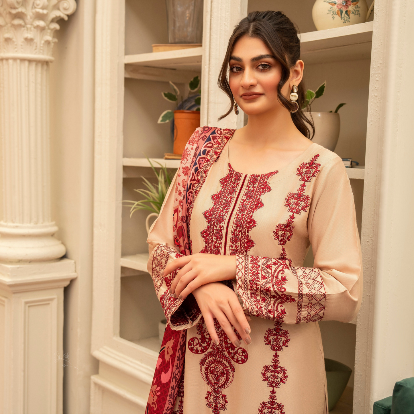 3 Pc Ready to Wear Embroidered Printed Collection | Karma Collection | UMKC0801