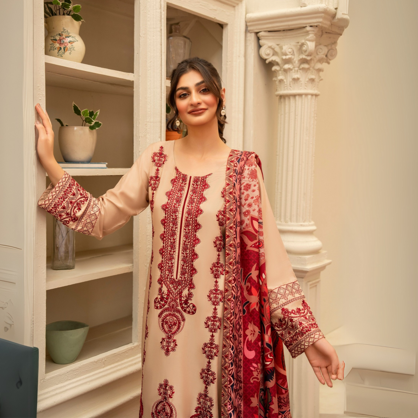 3 Pc Ready to Wear Embroidered Printed Collection | Karma Collection | UMKC0801