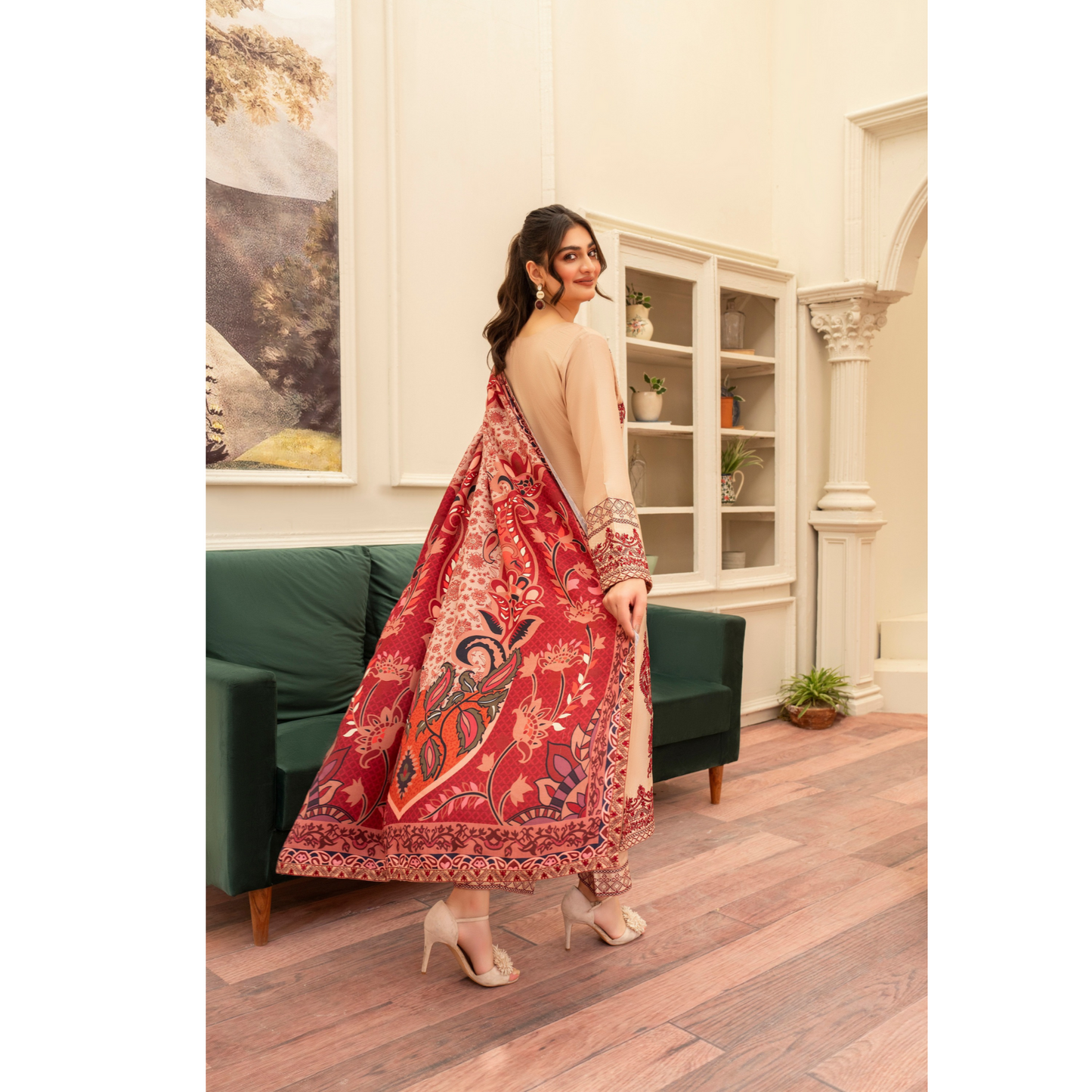 3 Pc Ready to Wear Embroidered Printed Collection | Karma Collection | UMKC0801