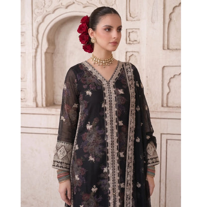 UA-292 Luxury Chiffon Printed Lining | Umnaa