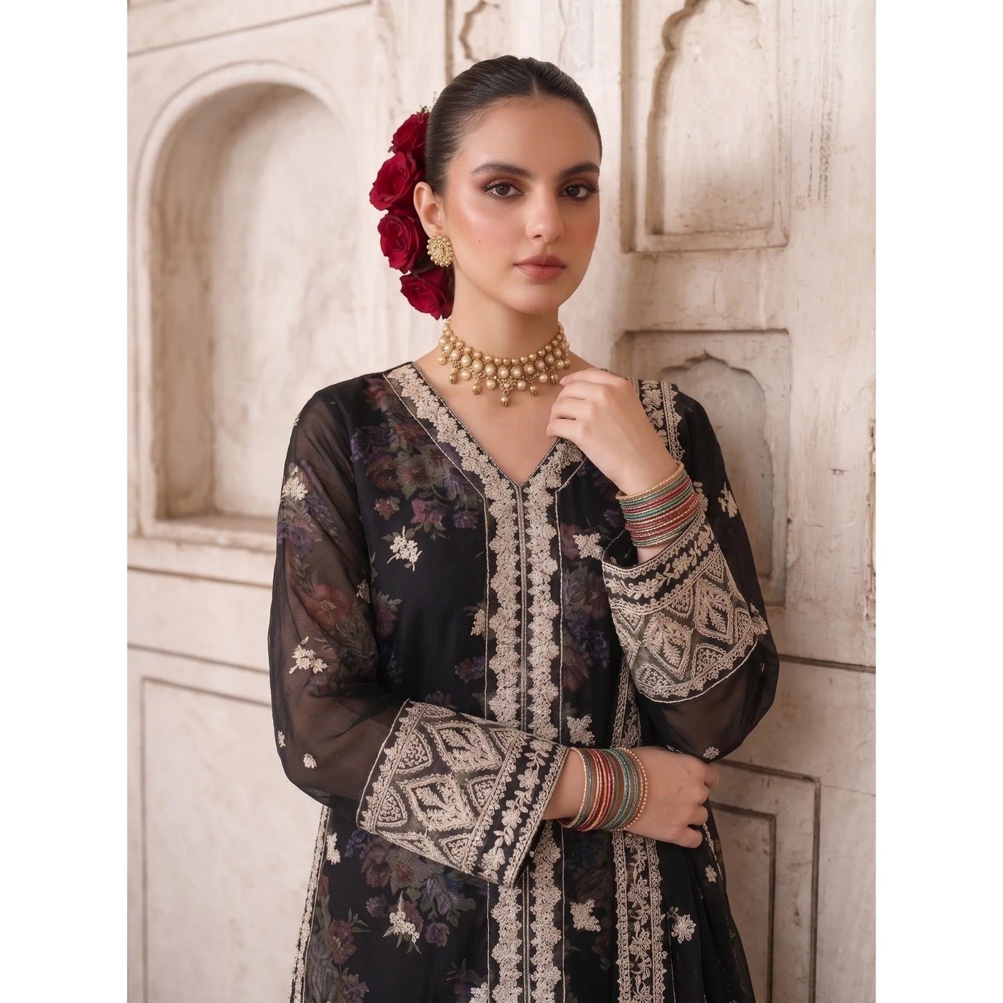 UA-292 Luxury Chiffon Printed Lining | Umnaa