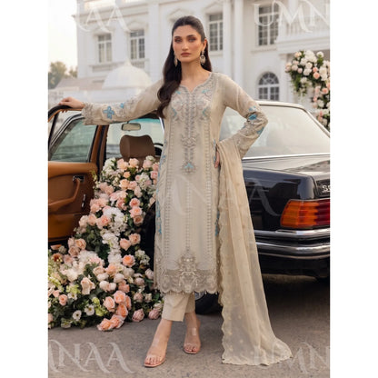 UA-297 Embroidered Luxury Chiffon Collection | Umnaa