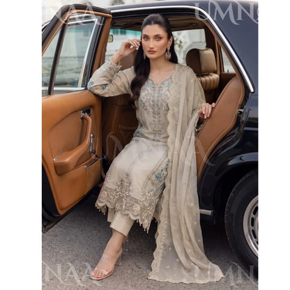 UA-297 Embroidered Luxury Chiffon Collection | Umnaa