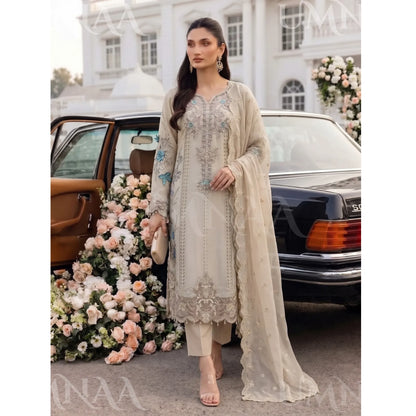 UA-297 Embroidered Luxury Chiffon Collection | Umnaa