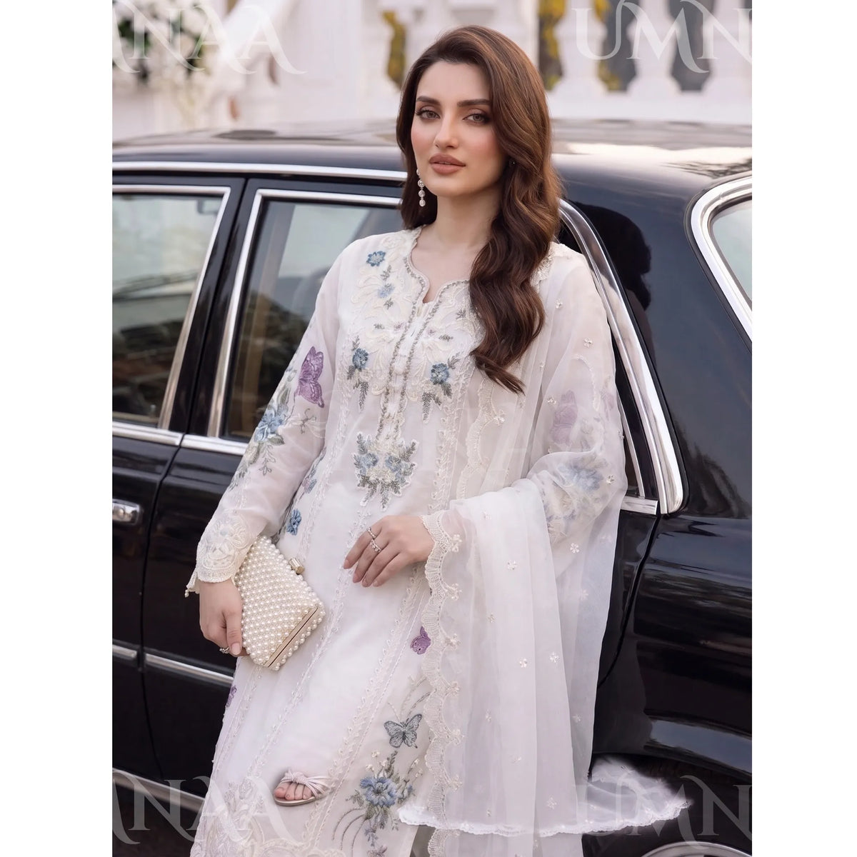 UA-297 Embroidered Luxury Chiffon Collection | Umnaa