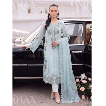 UA-297 Embroidered Luxury Chiffon Collection | Umnaa