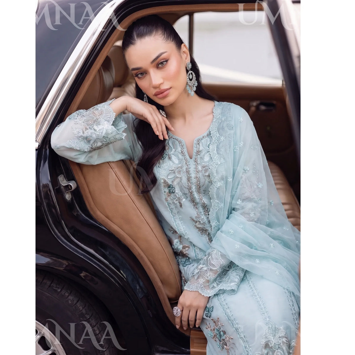 UA-297 Embroidered Luxury Chiffon Collection | Umnaa